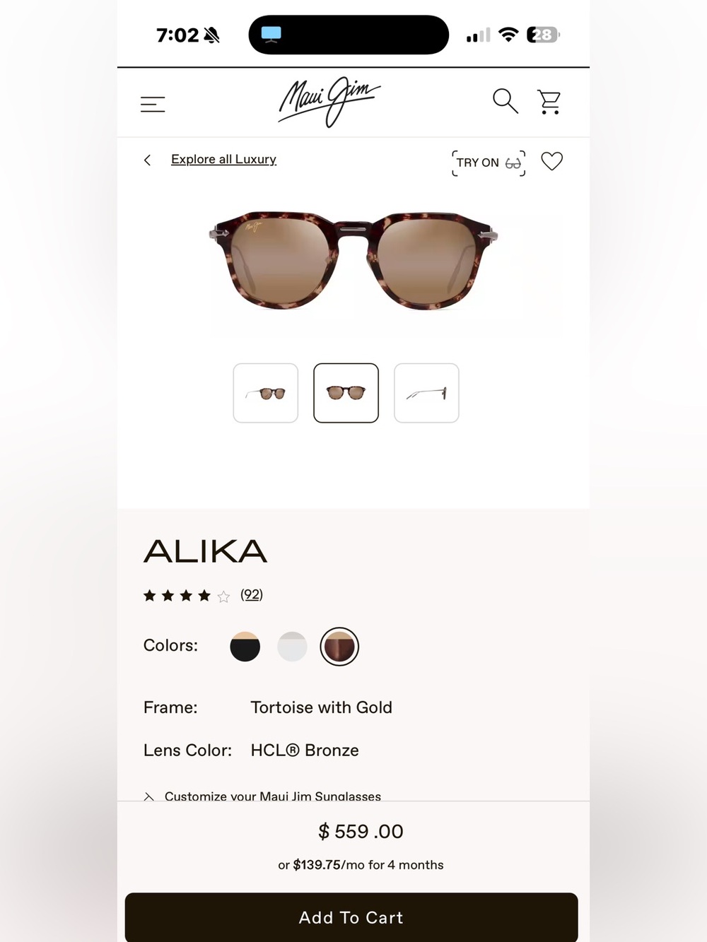 Maui Jim Alika